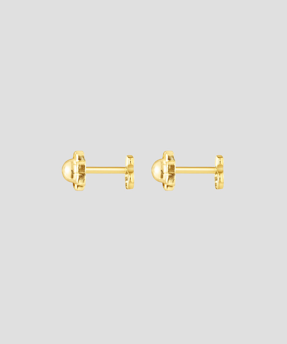 Tous Aretes En Oro Amarillo Den 18 Kilates Baby Mujer