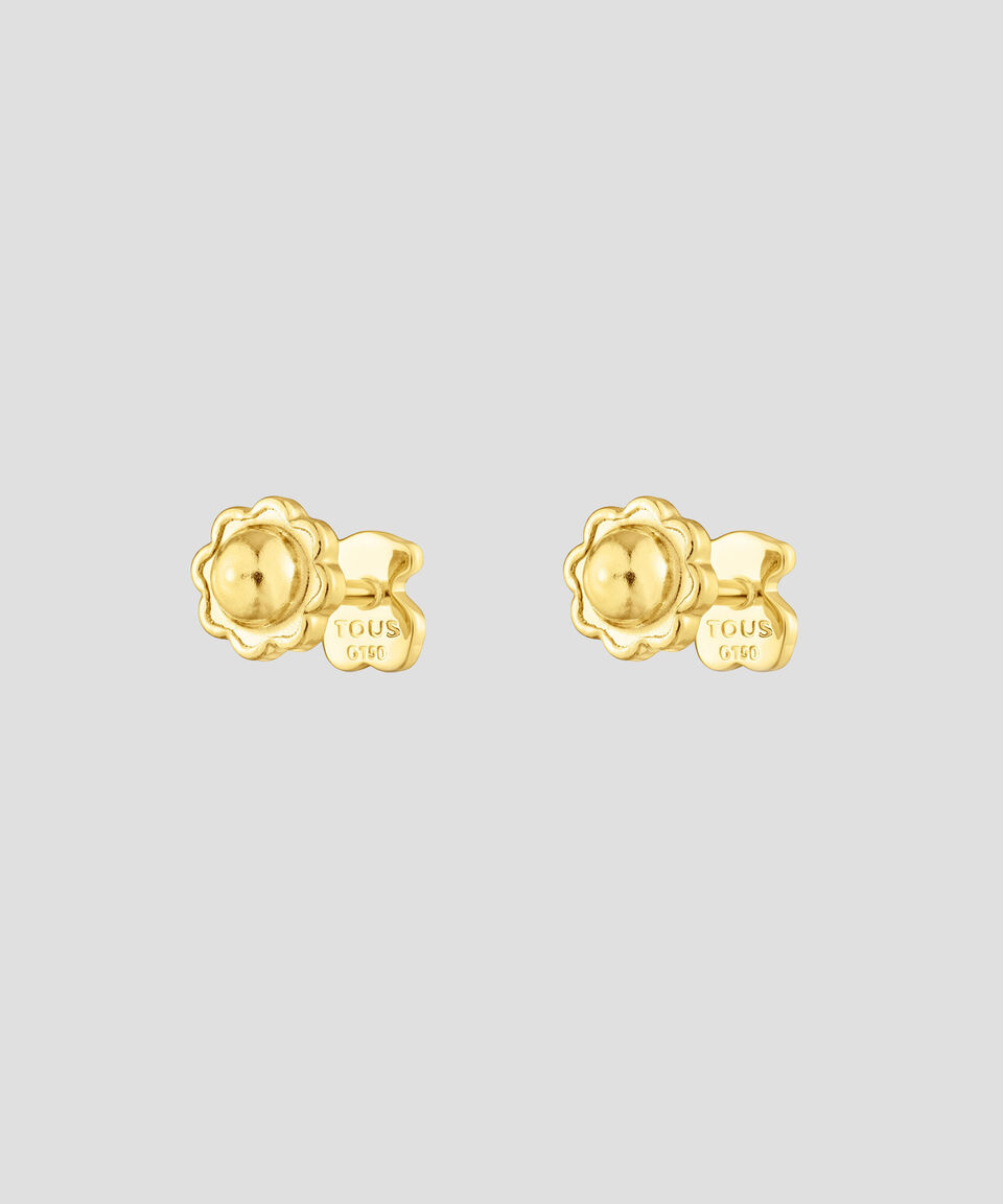 Tous Aretes En Oro Amarillo Den 18 Kilates Baby Mujer