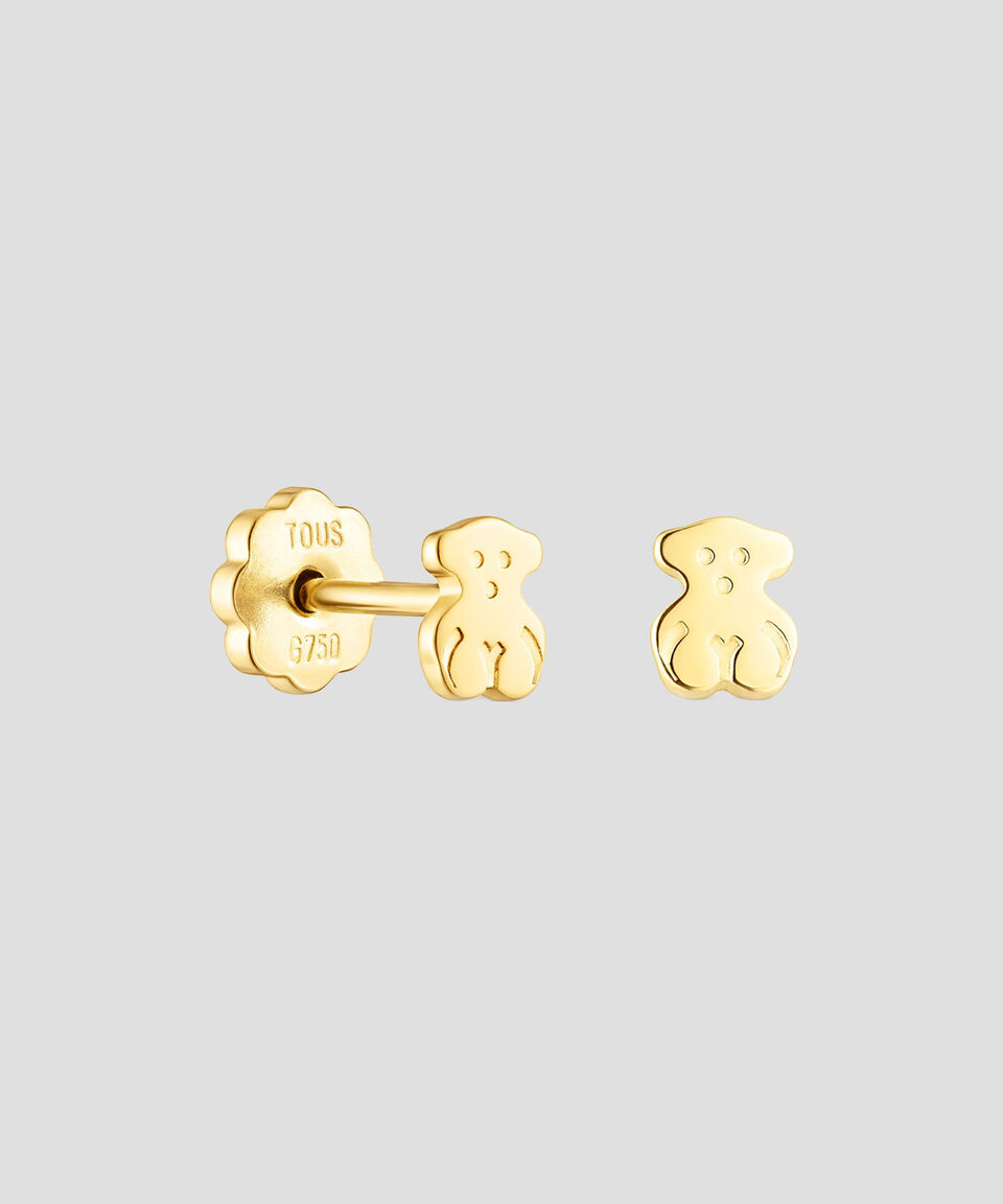 Tous Aretes en oro amarillo den 18 Kilates Baby Mujer