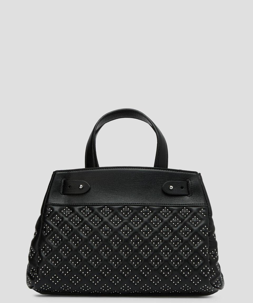 Armani Exchange Bolso Satchel Capitonado Mujer