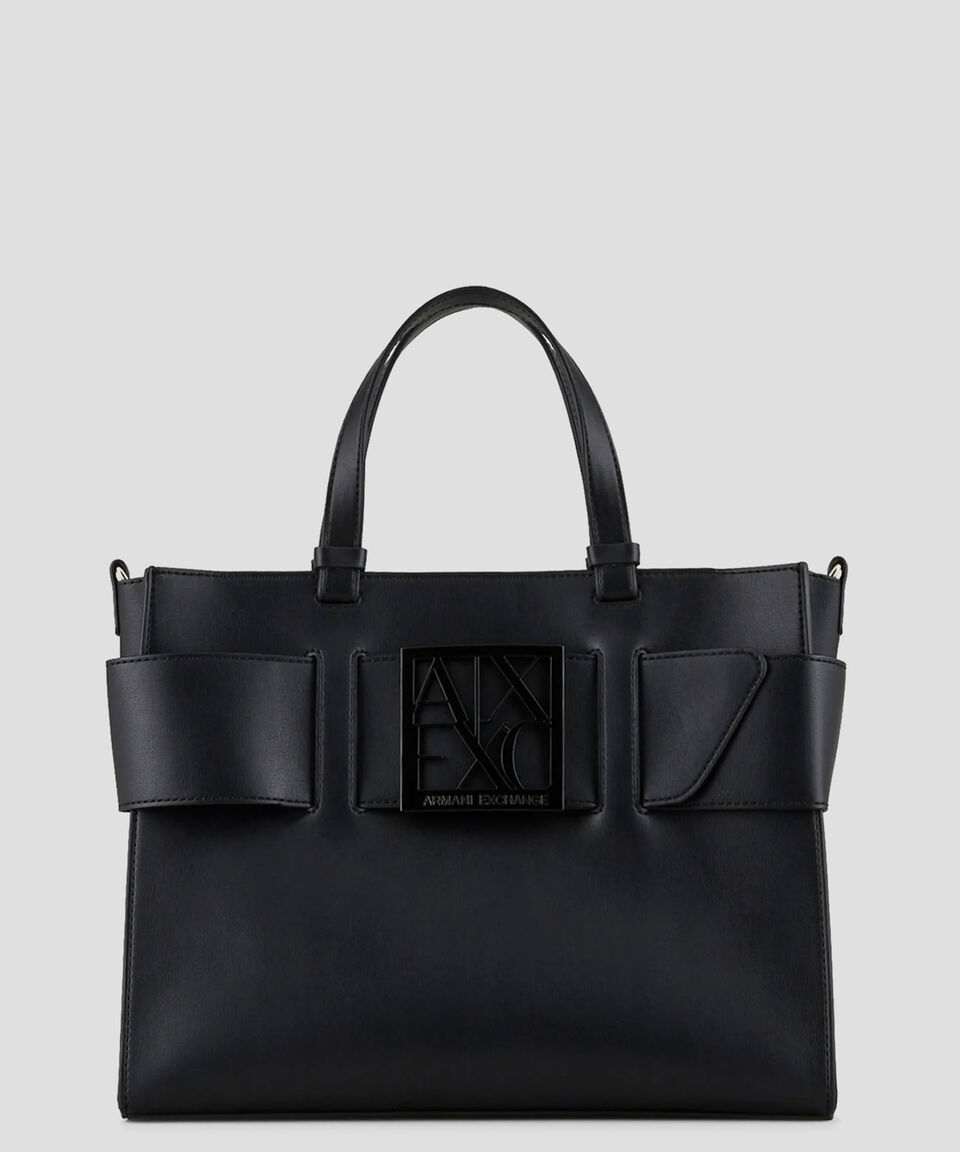 Armani Exchange Bolso Tote negro Mujer