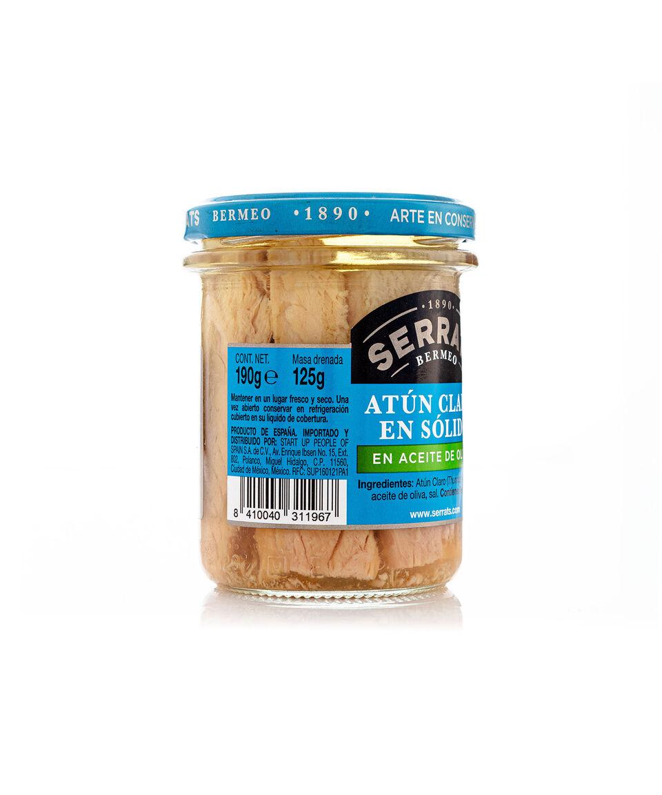 Serrats Atún Claro En Sólido En Aceite De Oliva 190 Gr