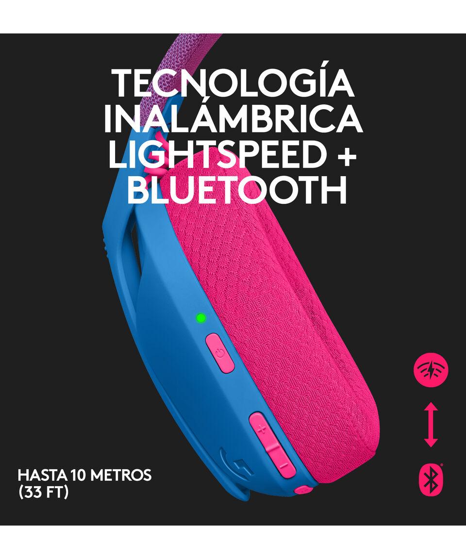 Logitech Audífonos Gaming Inalámbricos Bluetooth G435 Multicolor