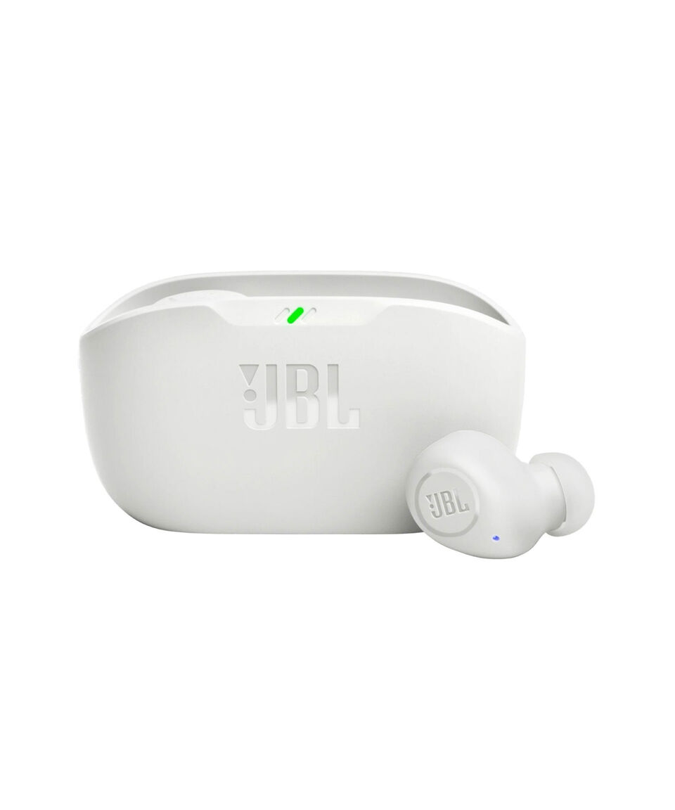 Jbl Audífonos Inalámbricos Bluetooth Vibe Buds True Wireless In Ear Headphones Blancos