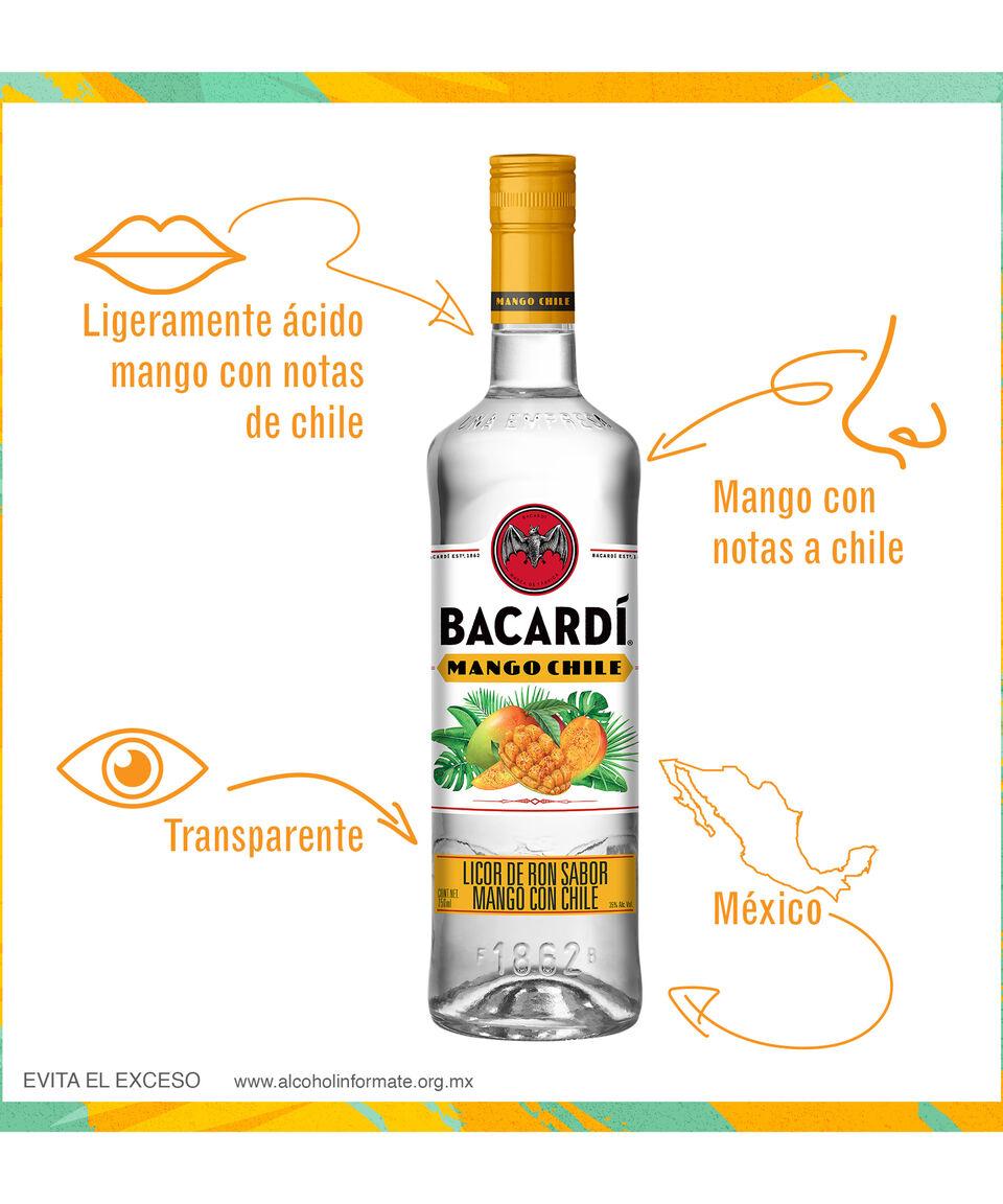 Bacardí Ron Mango Chile 750 Ml