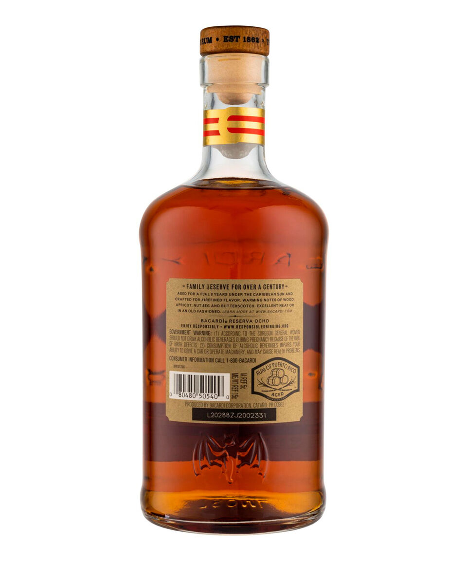 Bacardí Ron Reserva Ocho 750 Ml