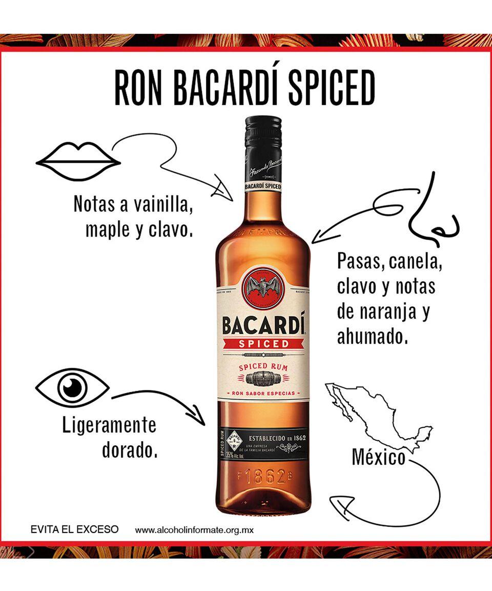 Bacardí Ron Spiced 750 Ml