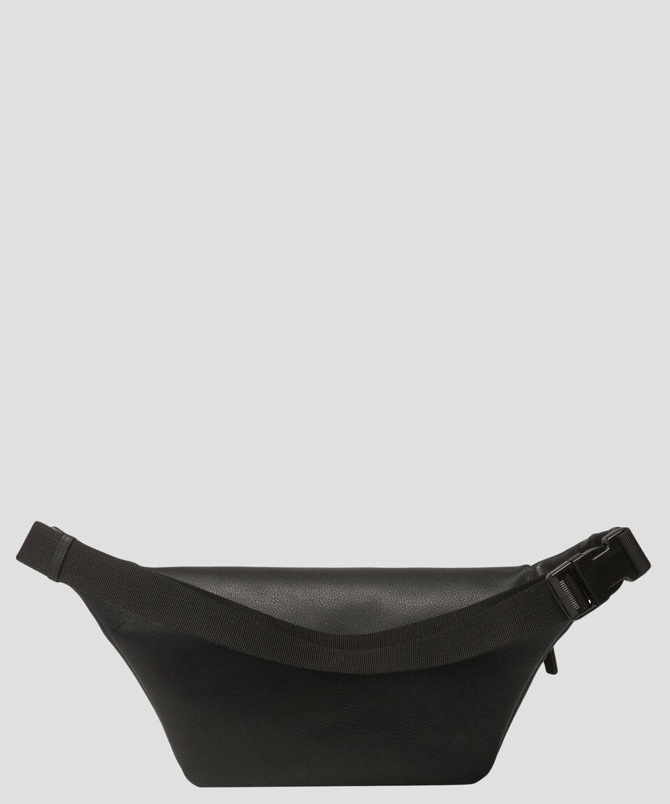 Balenciaga Cangurera Everyday En Piel Negra Hombre