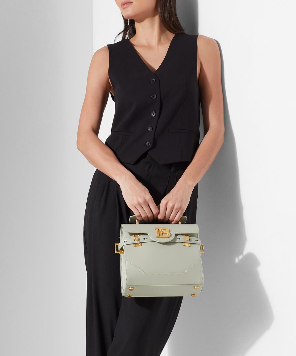 Balmain Bolsa Crossbody En Piel B-Buzz 23 Mujer