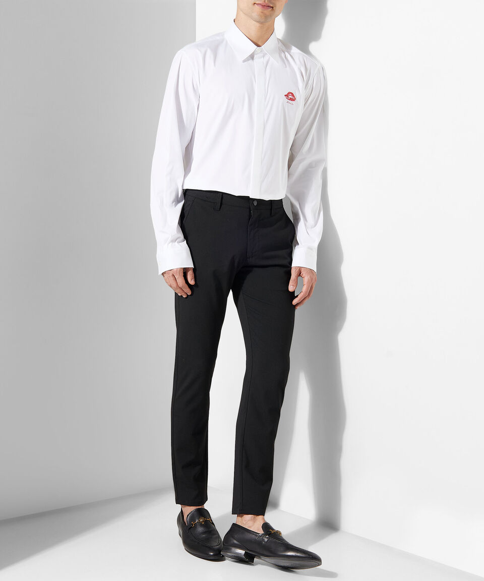 Balmain Camisa De Vestir Con Manga Larga Hombre