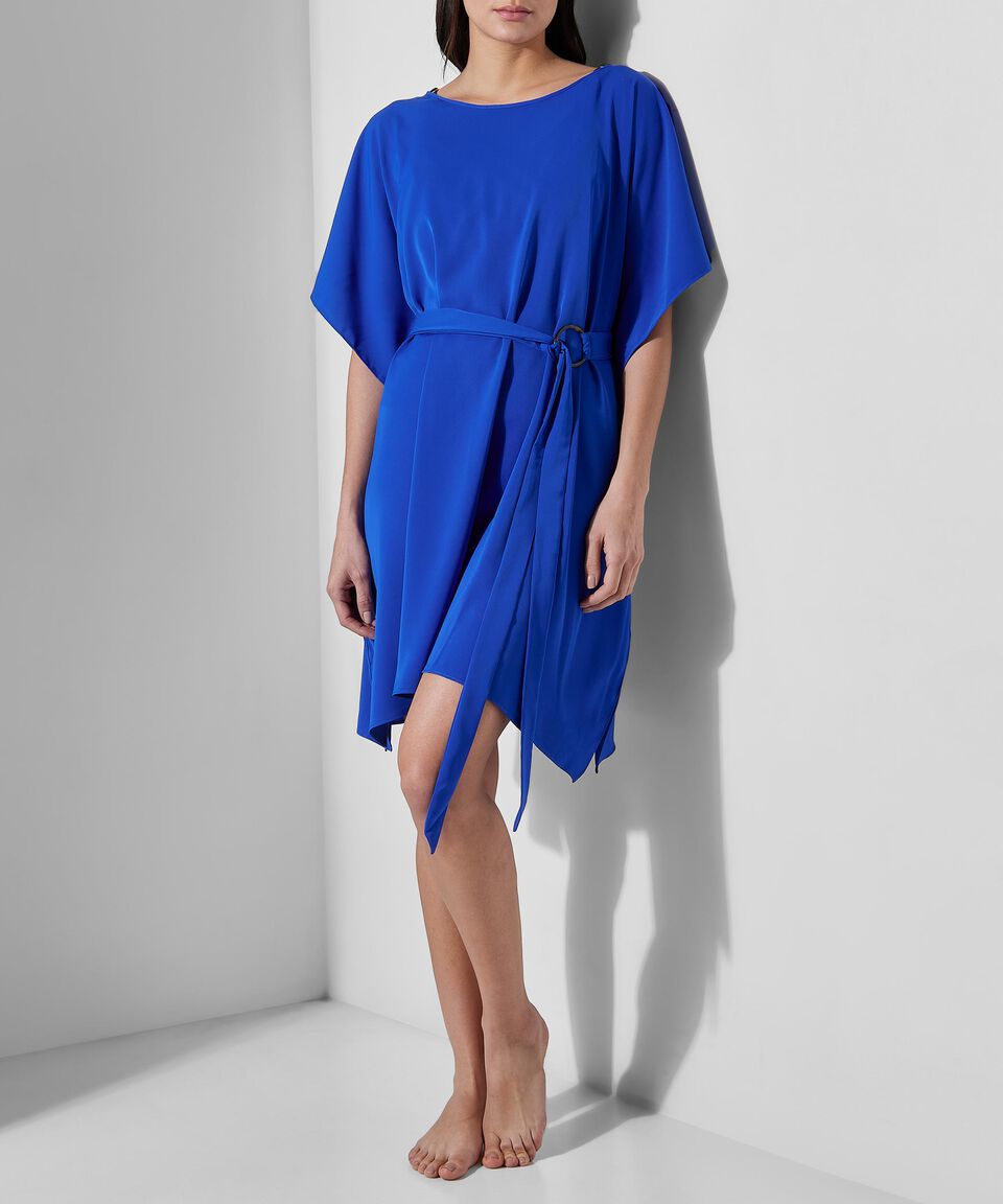 Barocco Kaftan Liso Con Manga Corta Mujer