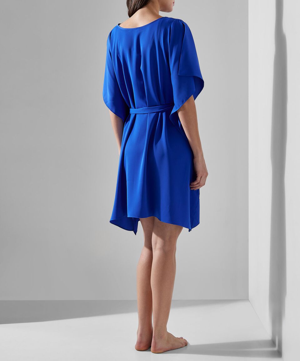 Barocco Kaftan Liso Con Manga Corta Mujer