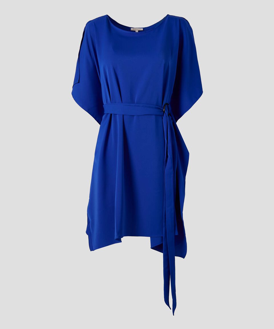 Barocco Kaftan Liso Con Manga Corta Mujer