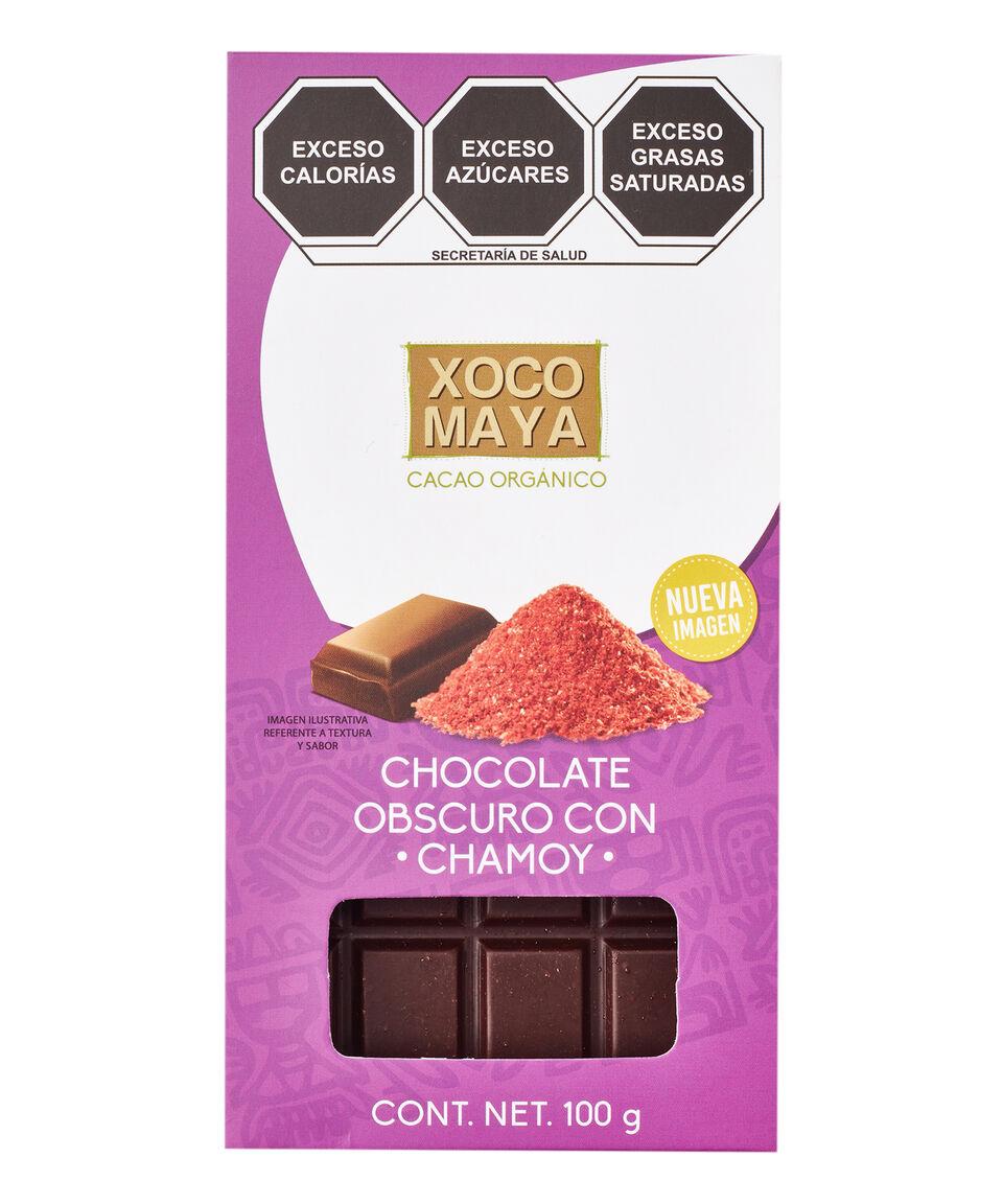 Xoco Maya Barra de chocolate oscuro 70% cacao con chamoy 100 g