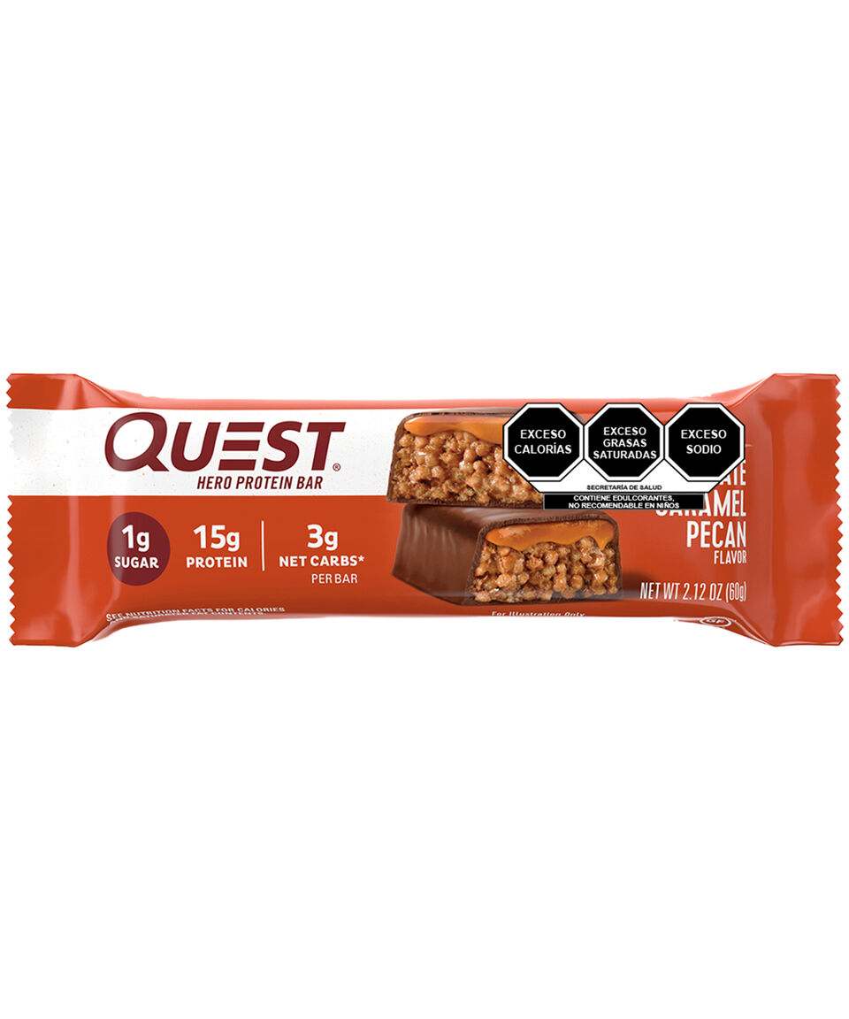 QUEST NUTRITION Barra de Proteína Chocolate con Caramelo y Nuez Pecana 60 g