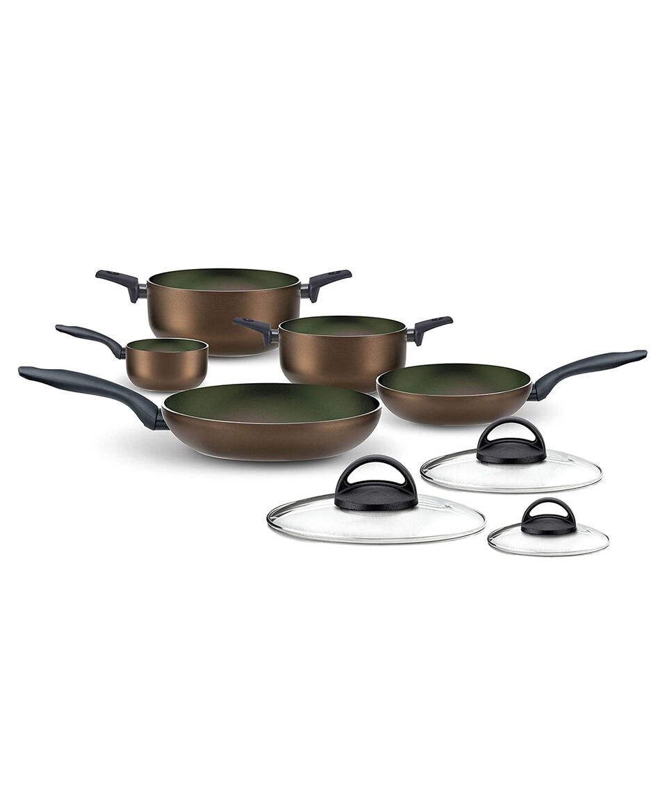 Pensofal Batería de Cocina 8 Piezas Diamond Essential en aluminio