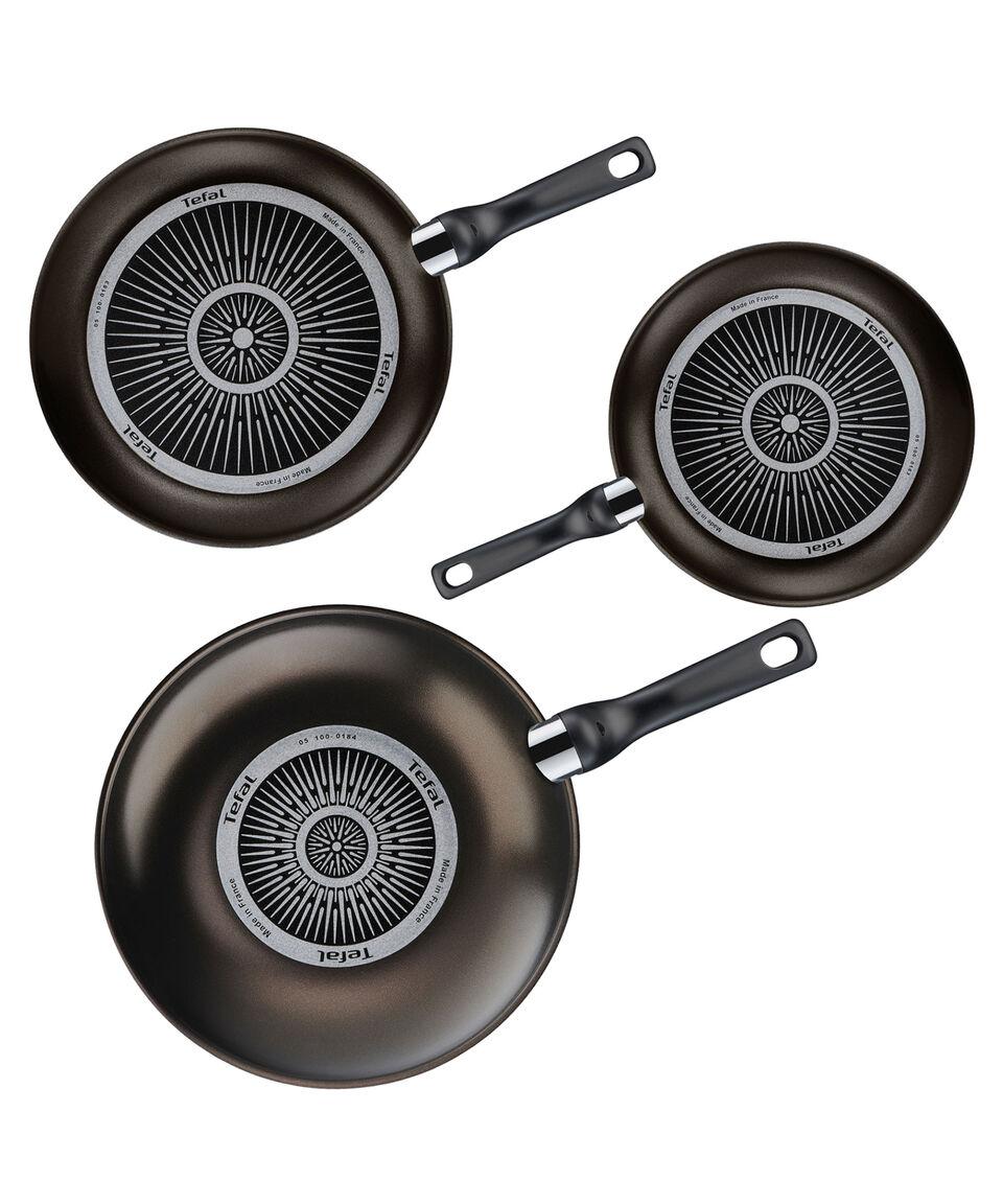 T-fal Batería De Cocina En Aluminio XL Force 11 Piezas Café