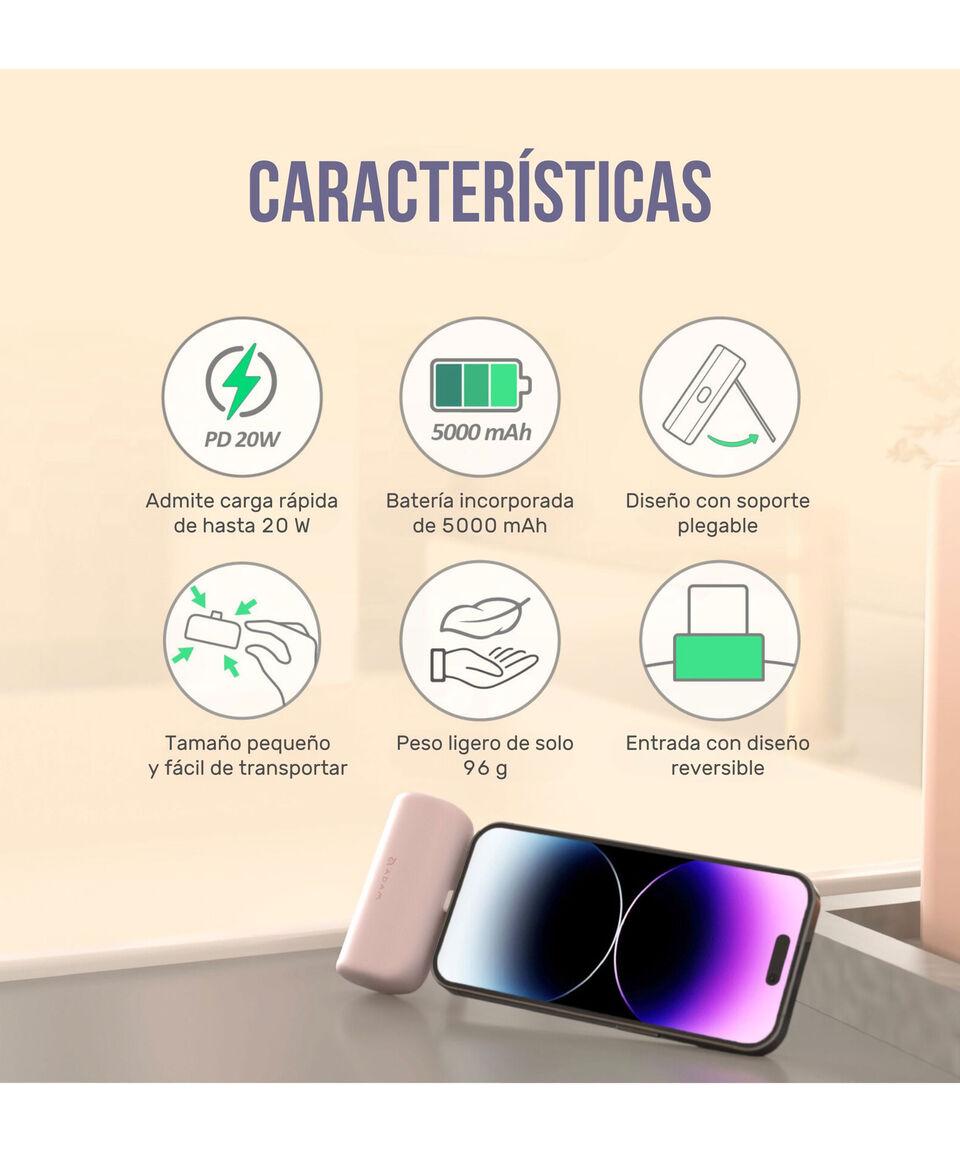 Adam Elements Batería Portátil GRAVITY P5L Lightning 5 000 MAh - Azul