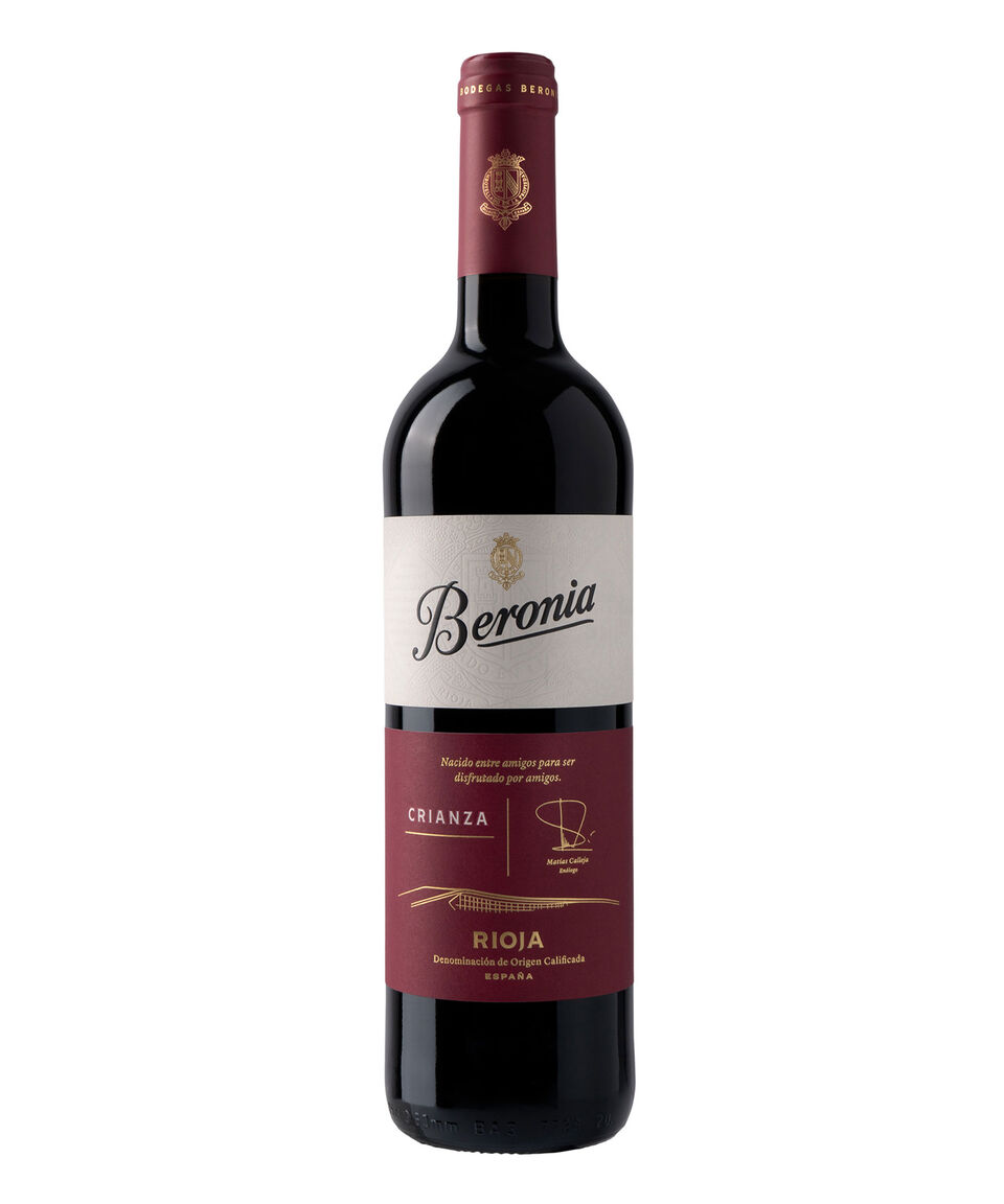 Beronia Vino Tinto Tempranillo Crianza 750 ml