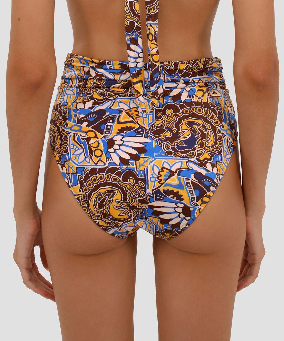 Zingara Bikini Bottom Faja Cruzada Verona Con Estampado Mujer