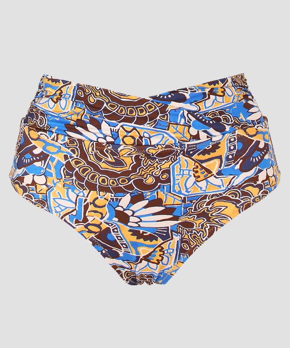 Zingara Bikini Bottom Faja Cruzada Verona Con Estampado Mujer
