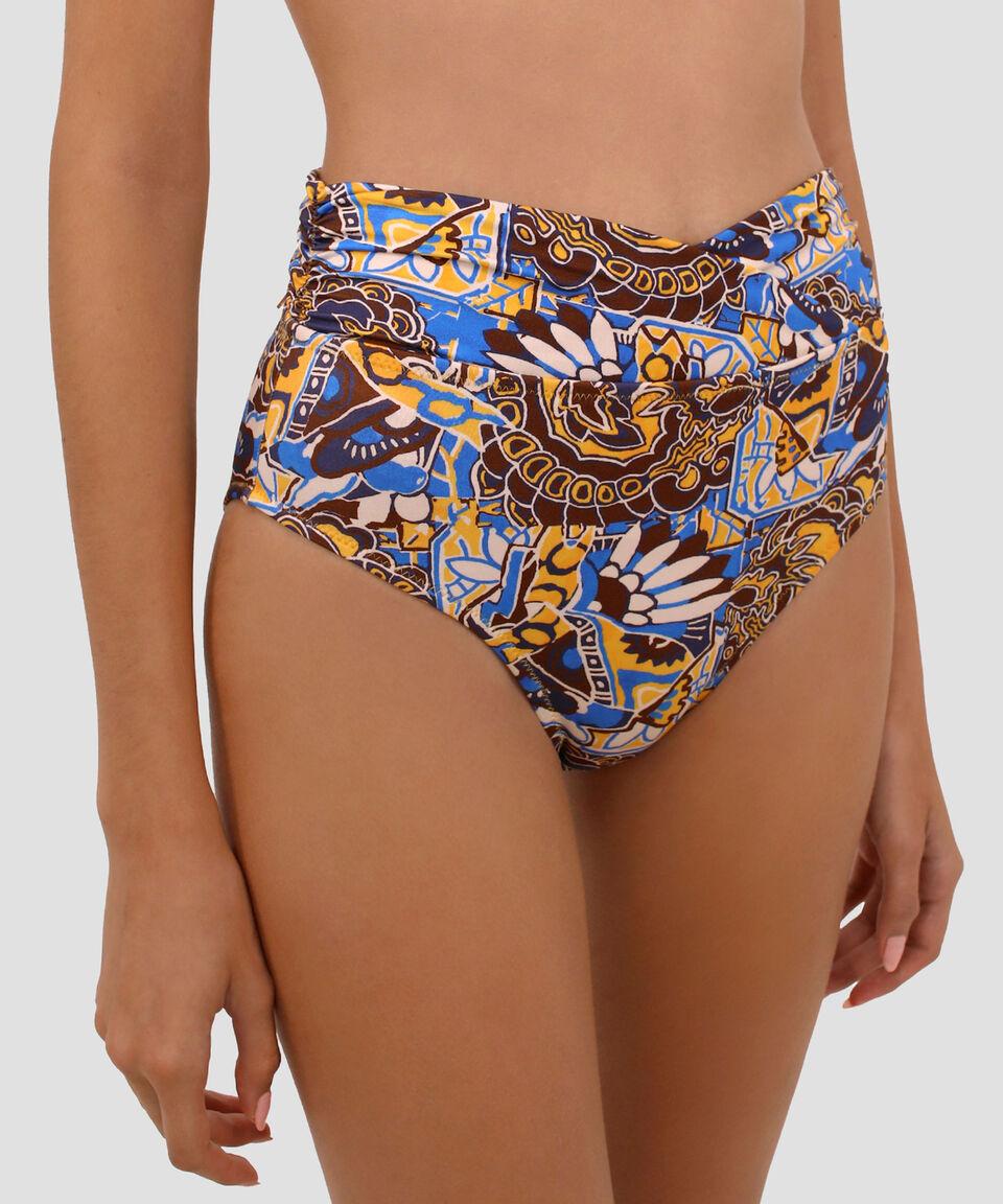 Zingara Bikini bottom Faja Cruzada Verona con estampado Mujer