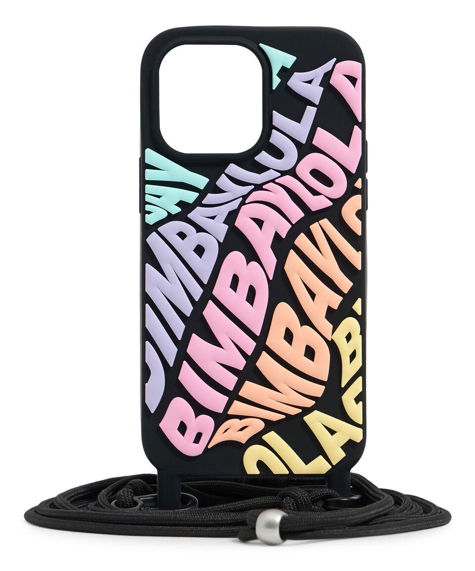 Bimba y Lola Funda para iPhone 15 Pro con correa