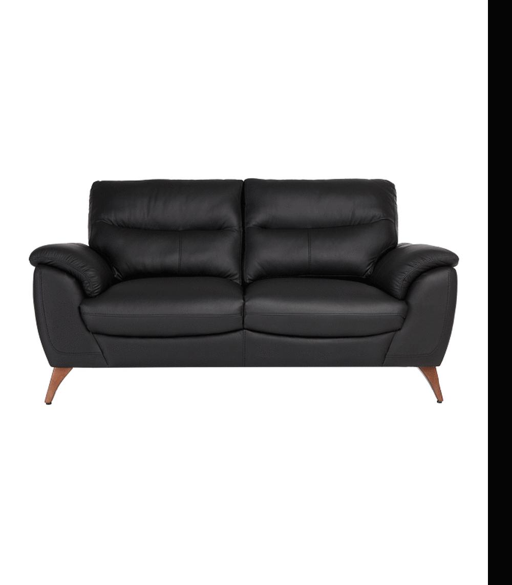 Boal Upper Love Seat Slash En Piel Negro