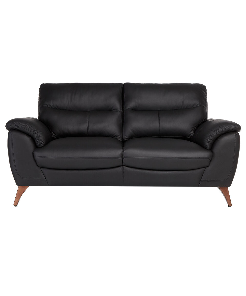 Boal Upper Love Seat Slash en Piel Negro