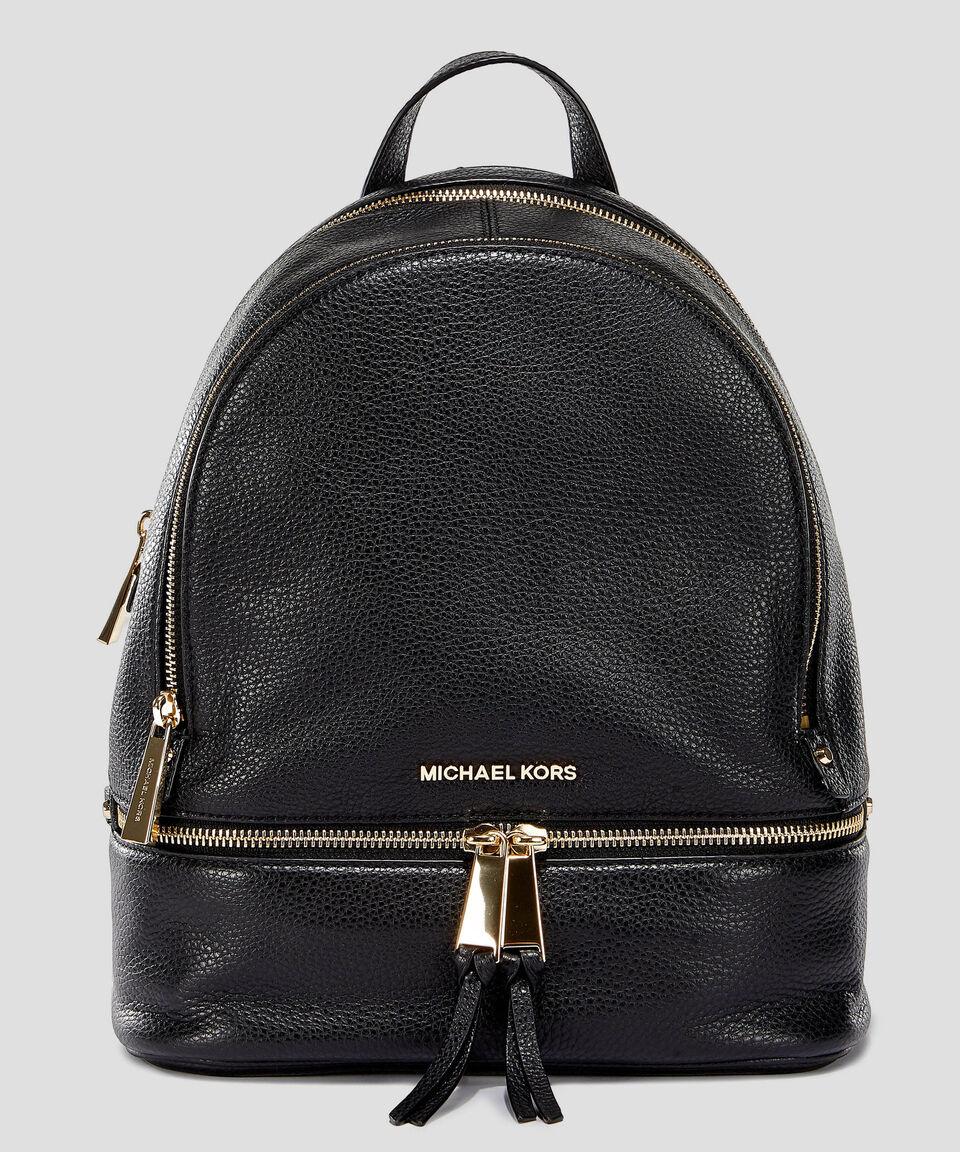 Michael Michael Kors Bolsa Backpack Rhea En Piel Negra Mujer