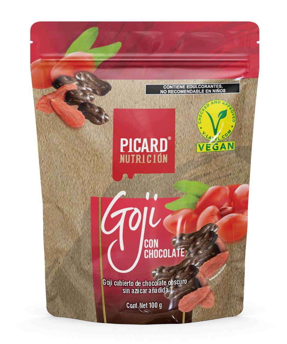 Picard Bolsa Goji cubierto de Chocolate obscuro 100 g