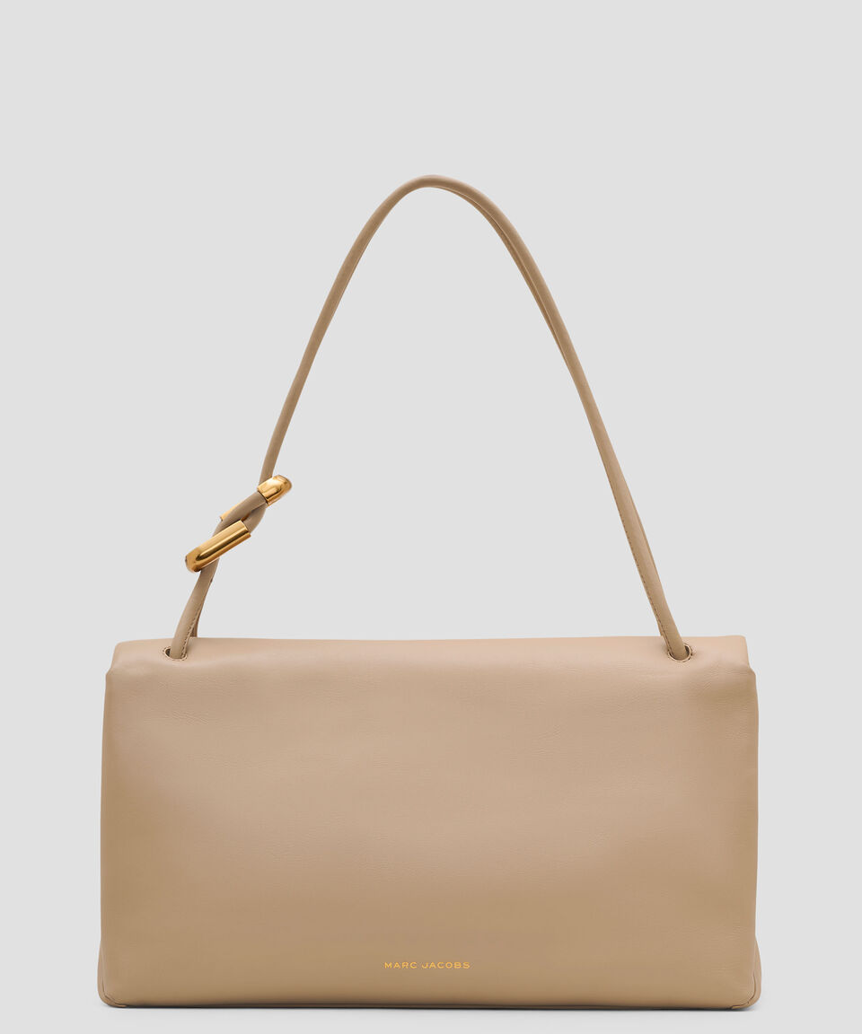 Marc Jacobs Bolsa Shoulder Beige En Piel The Large Dual Mujer