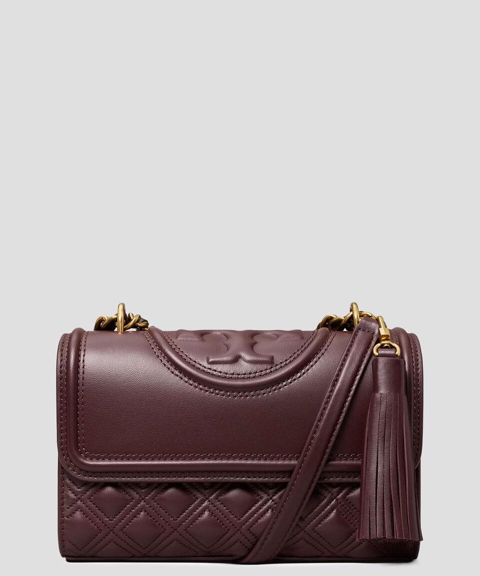 Tory Burch Bolsa shoulder en piel Fleming capitonada Mujer