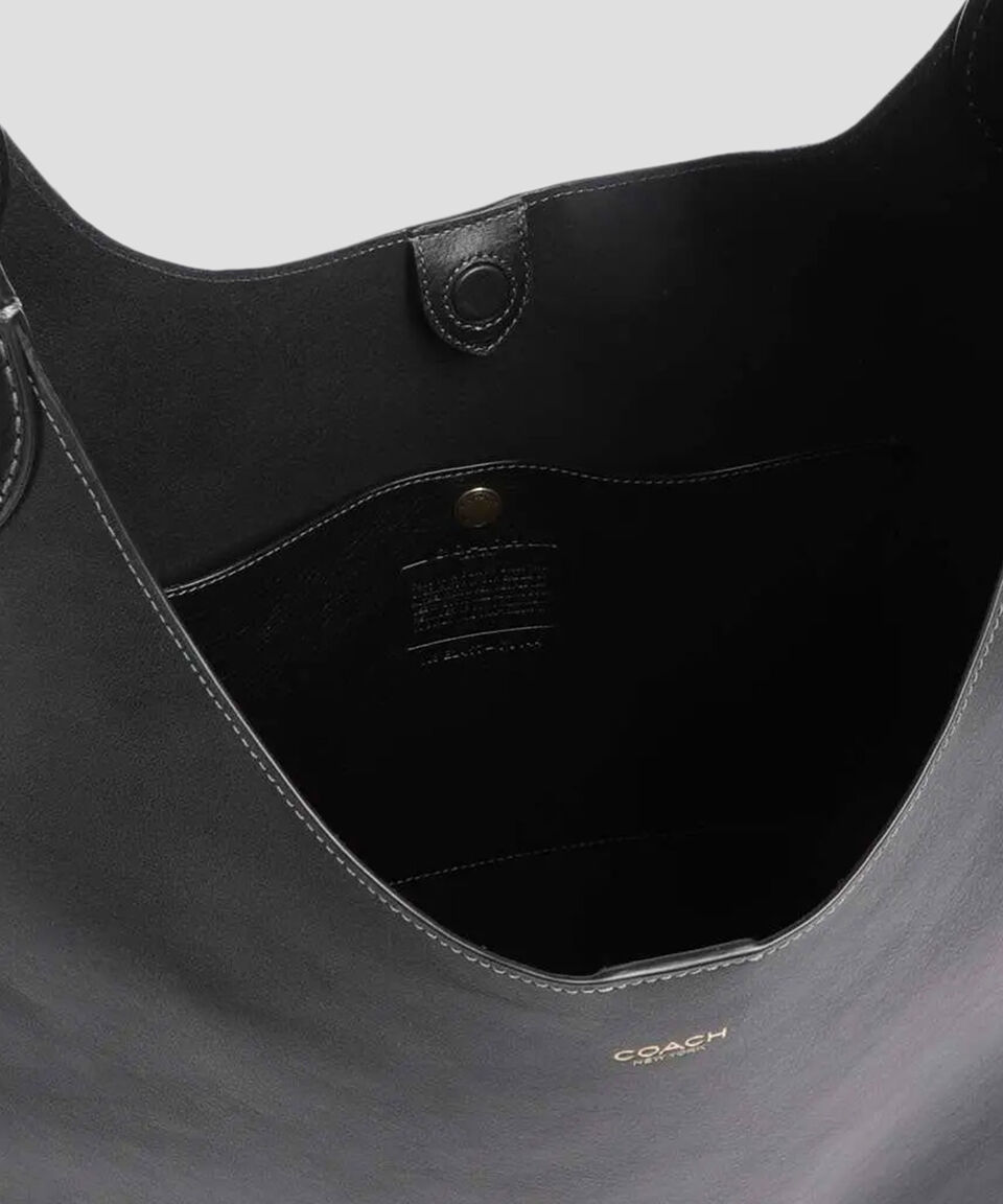 Coach Bolsa Shoulder Negro En Piel Brooklyn 39 Mujer