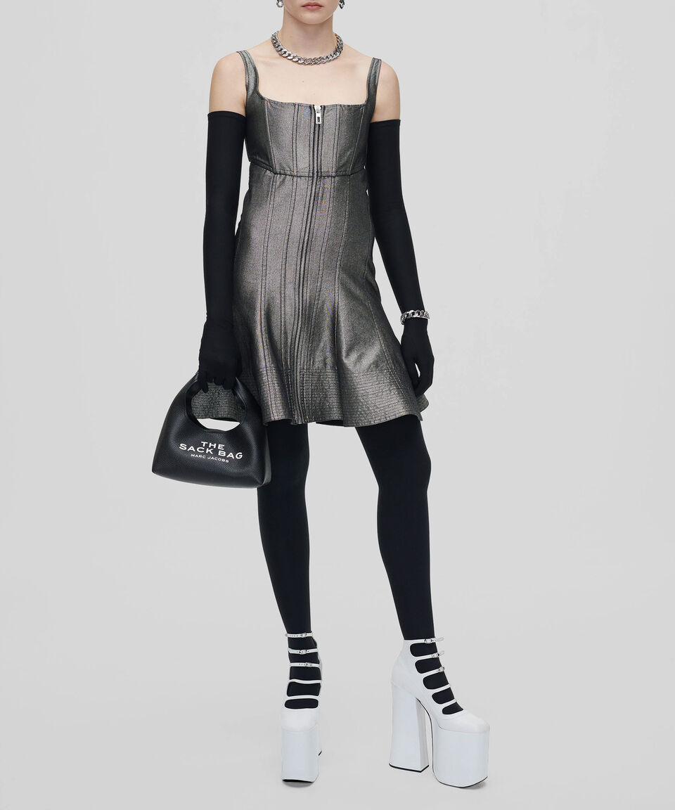 Marc Jacobs Bolsa Shoulder The Mini Sack En Piel Negra Mujer