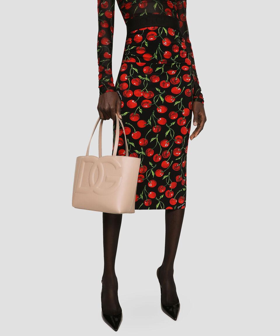 DOLCE & GABBANA Bolsa Tote En Piel Con Logotipo Mujer