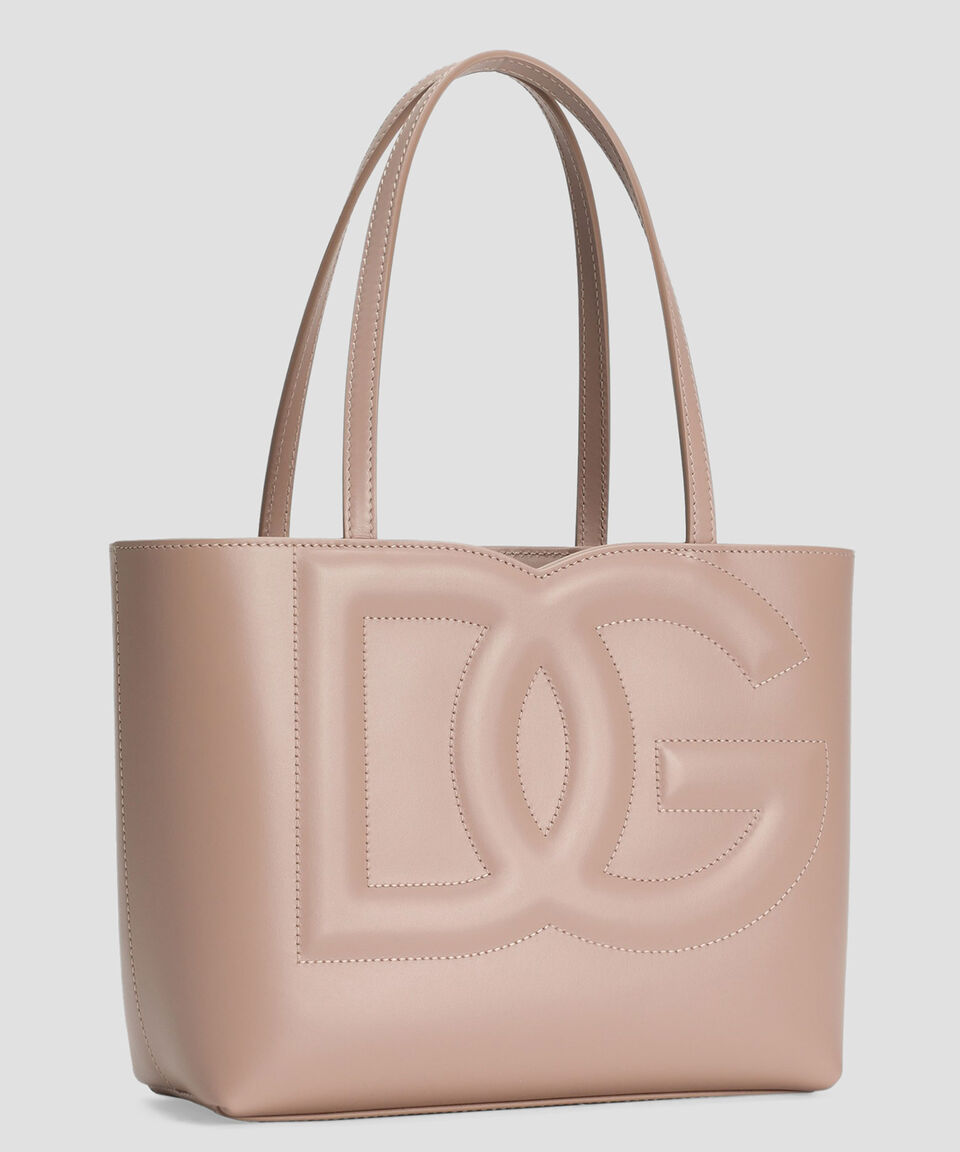 DOLCE & GABBANA Bolsa Tote En Piel Con Logotipo Mujer
