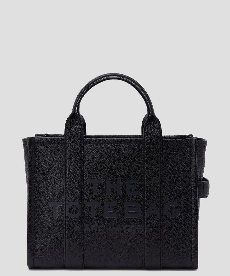 Marc Jacobs Bolsa Tote en piel negra con logotipo grabado Mujer