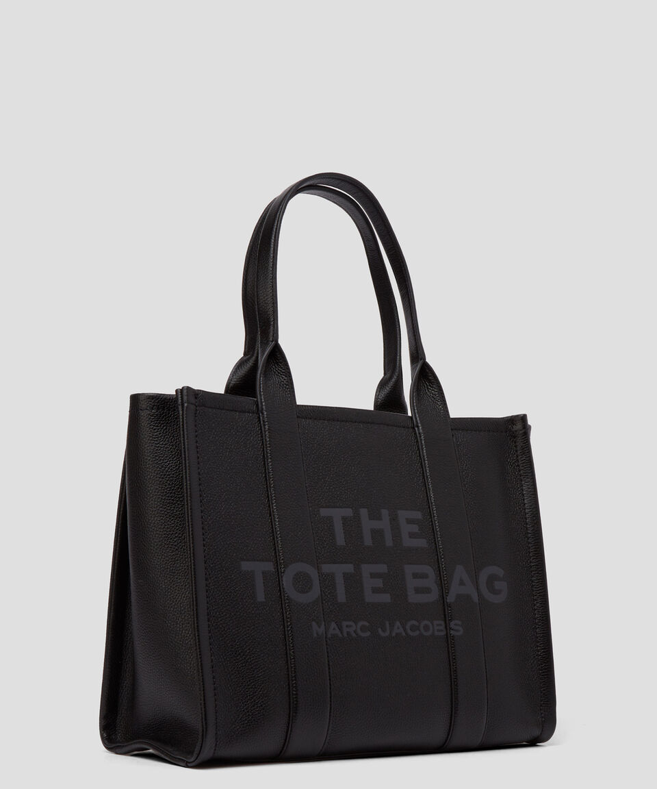 Marc Jacobs Bolsa Tote En Piel Negra Granulada Mujer