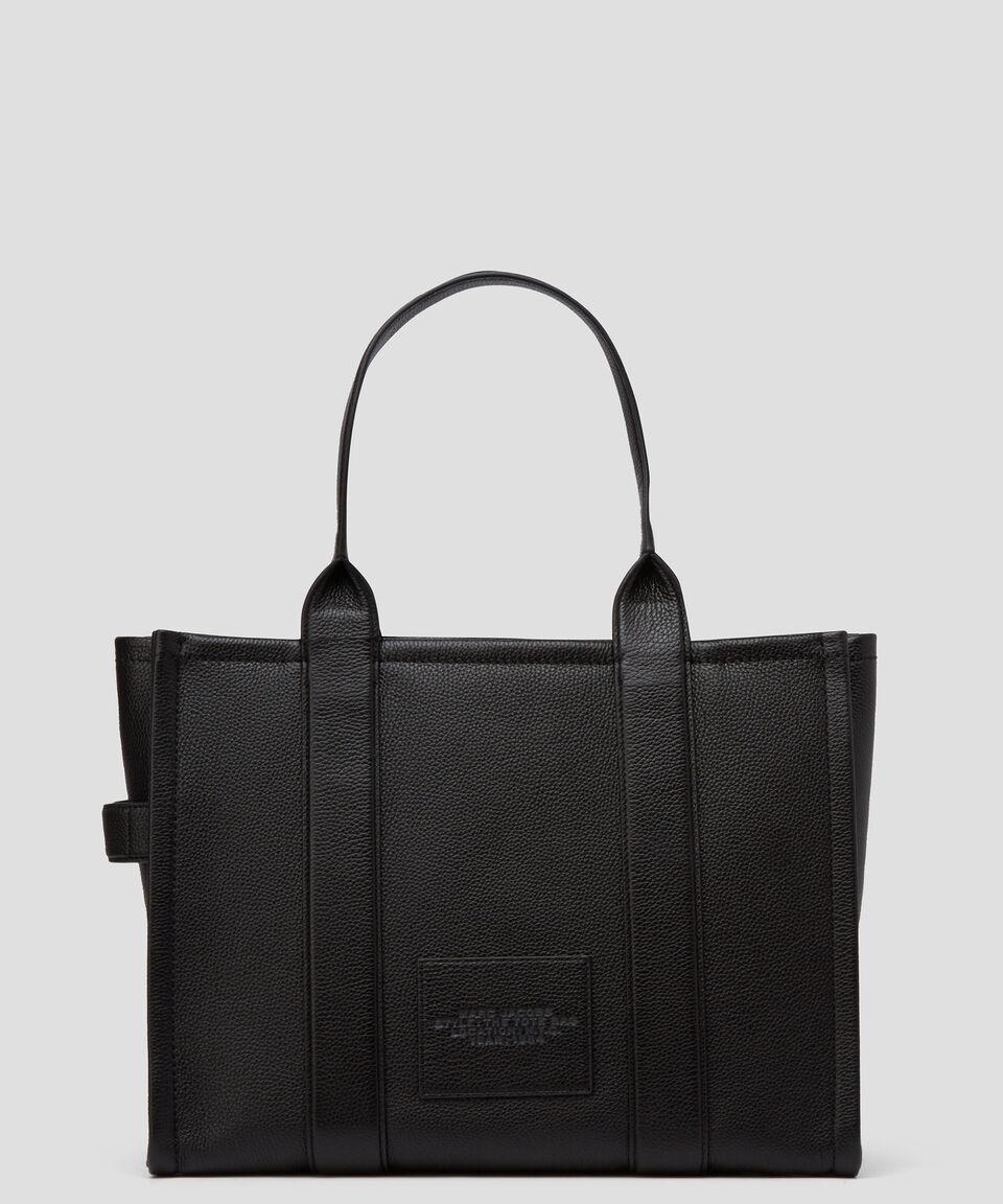 Marc Jacobs Bolsa Tote En Piel Negra Granulada Mujer