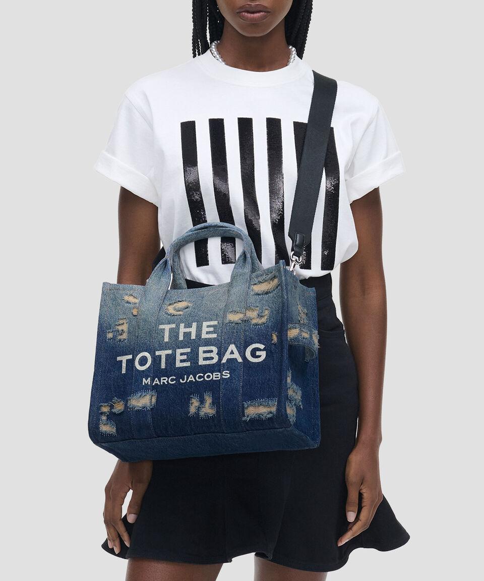 Marc Jacobs Bolsa Tote Mediano En Mezclilla The Rip And Repair Mujer