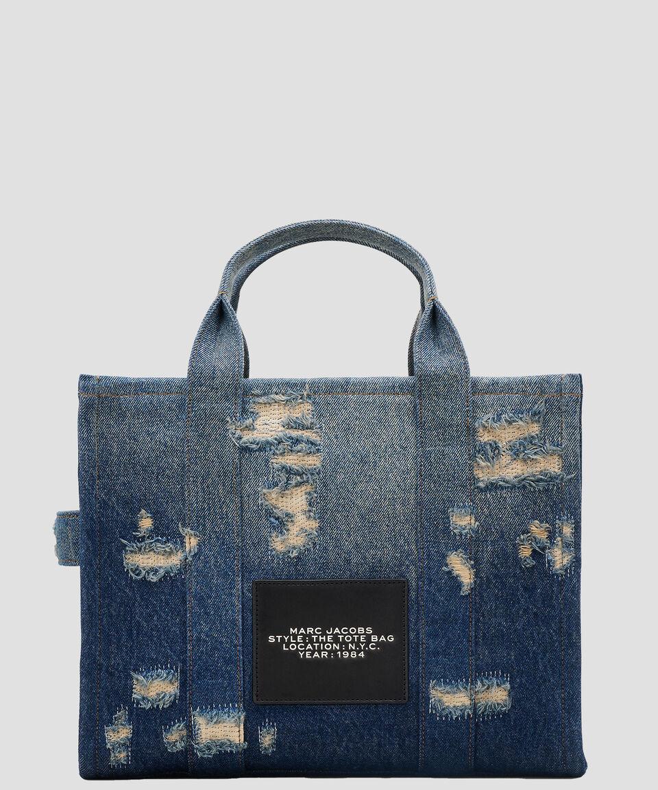 Marc Jacobs Bolsa Tote Mediano En Mezclilla The Rip And Repair Mujer