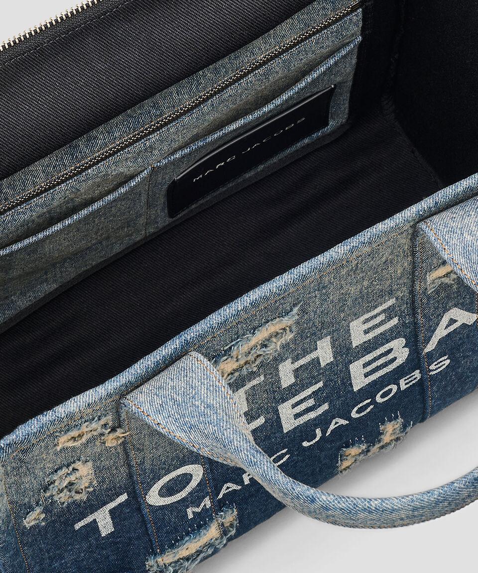 Marc Jacobs Bolsa Tote Mediano En Mezclilla The Rip And Repair Mujer