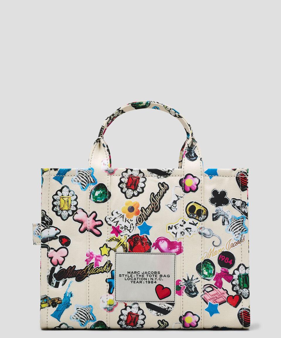 Marc Jacobs Bolsa Tote Multicolor The Sticker Canvas Mujer