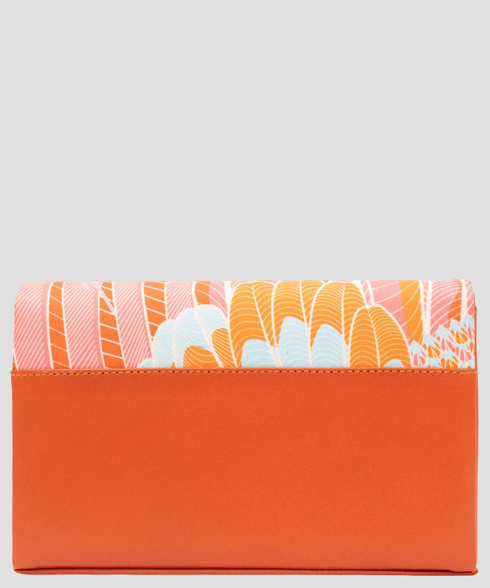 Pineda Covalin Bolso Clutch En Piel Guacamaya Mujer