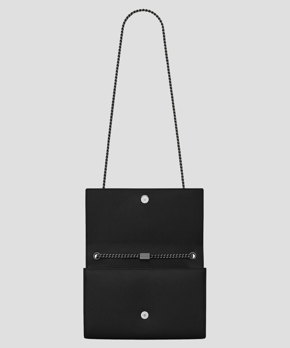 Saint Laurent Paris Bolso Crossbody Kate En Piel Negro Mujer