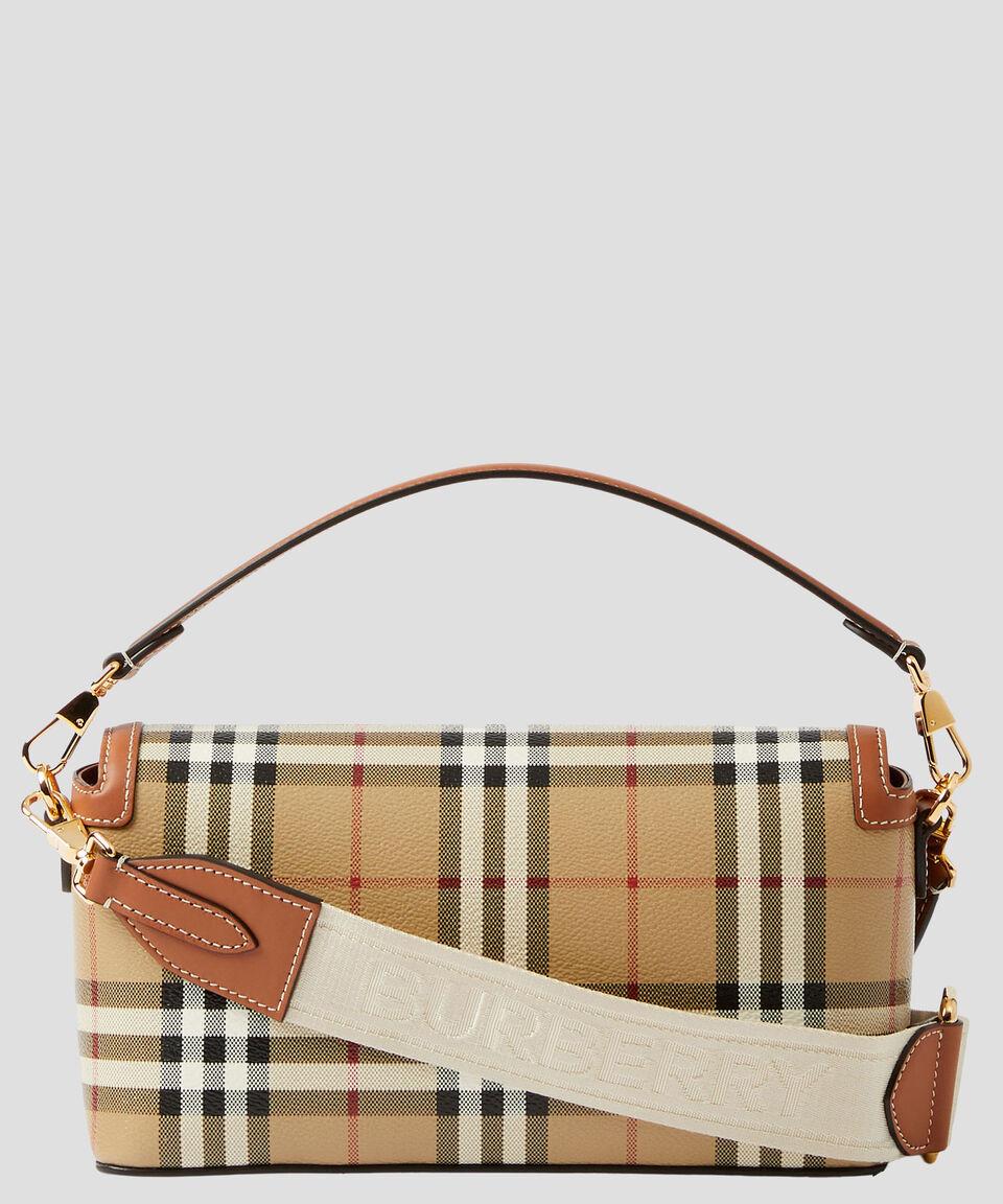 Burberry Bolso Top Handle Crossbody Granulado Mujer