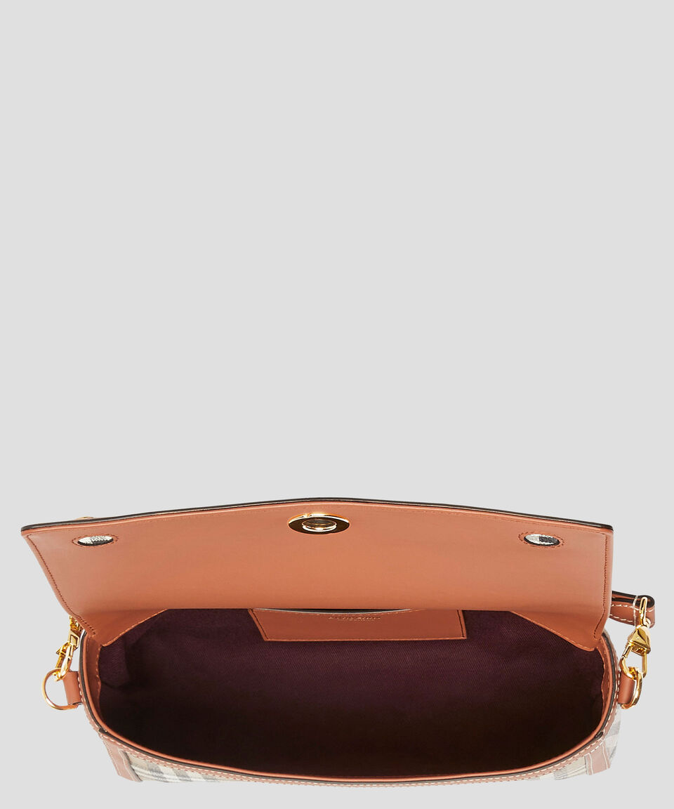 Burberry Bolso Top Handle Crossbody Granulado Mujer