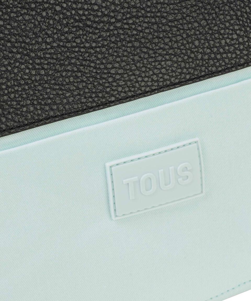 Tous Bolso Tote Negro En Piel Miranda Con Logotipo Mujer