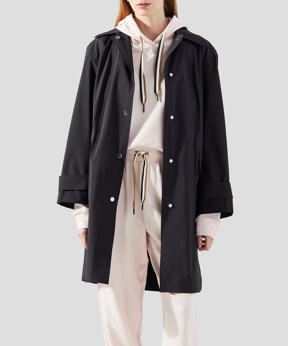 Boss Abrigo Tres Cuartos con Broches Mujer